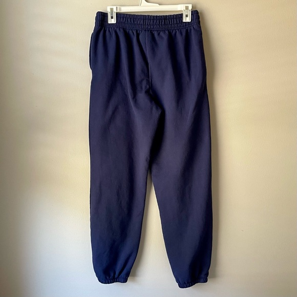 Champion unisex women’s men’s sweatpants size Large navy blue adjustable waist - Picture 8 of 13